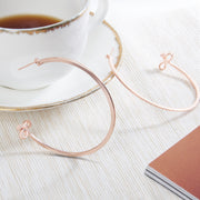 Infinity Hoop Earrings
