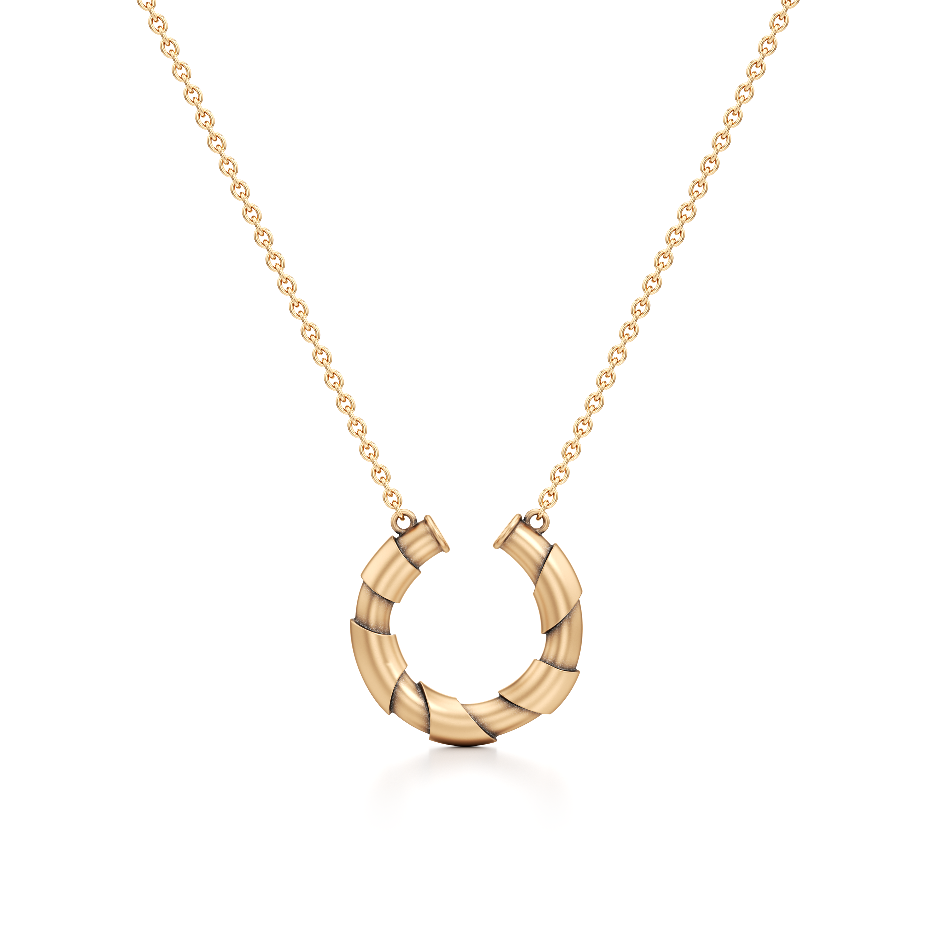Golden Coil pendant