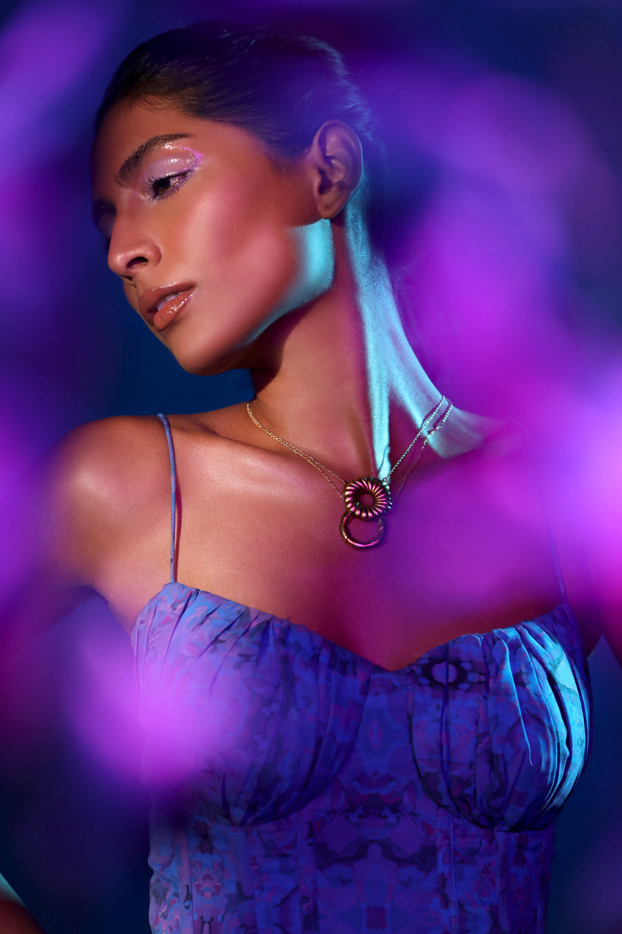 Golden Coil pendant