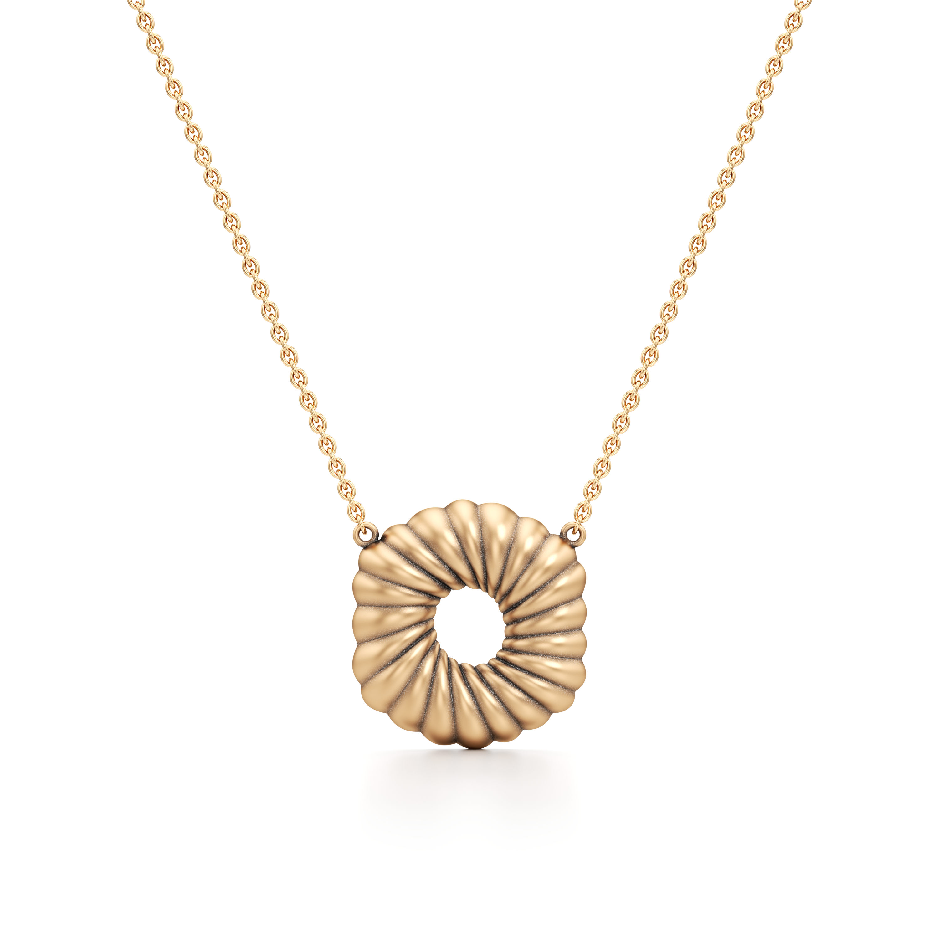Golden Seashell Pendant