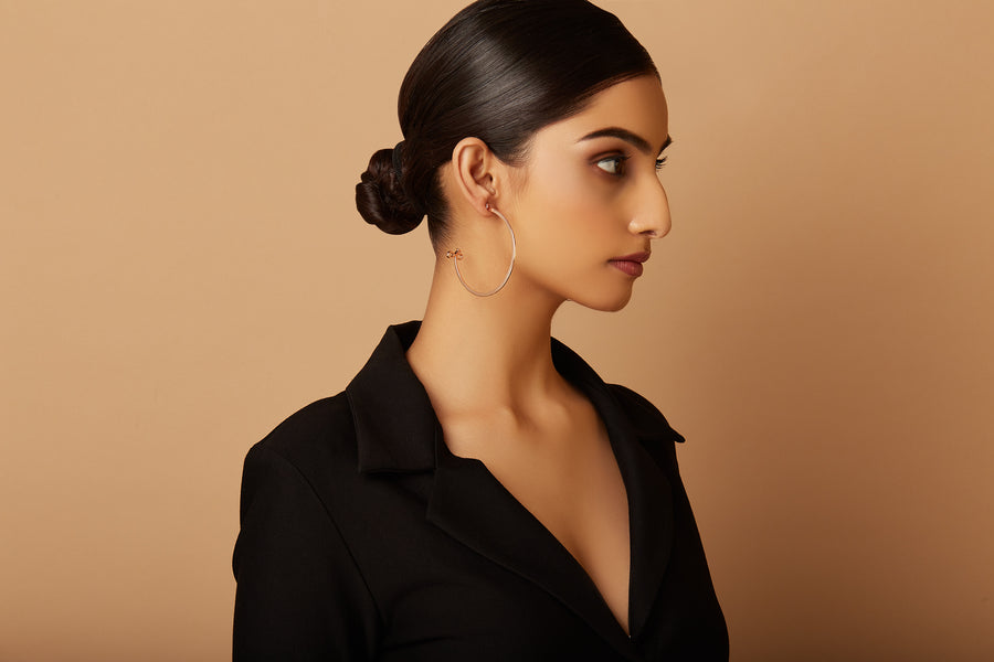 Infinity Hoop Earrings