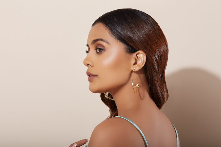 Infinity Hoop Earrings