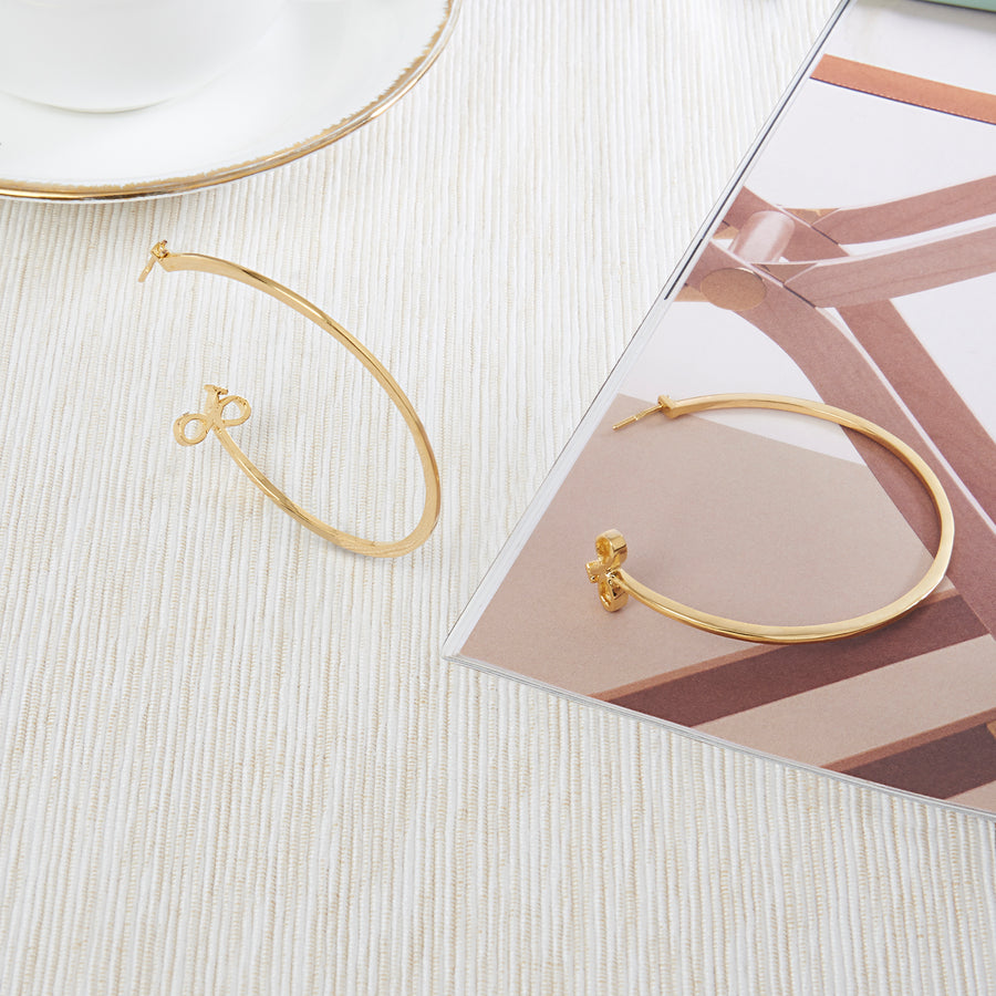 Infinity Hoop Earrings