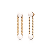 Stretched Pearl Earrings